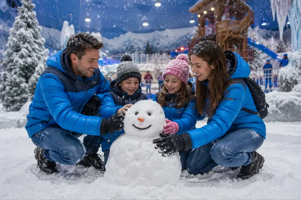 Visit Snow Town During Hot Hours